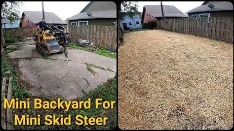 spreading topsoil with a skid steer|Spreading Top Soil With A Skidsteer .